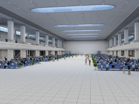 Waiting Hall 3D 모델