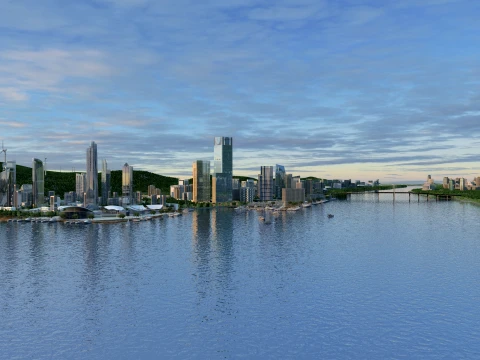 Urban architecture 3D Model