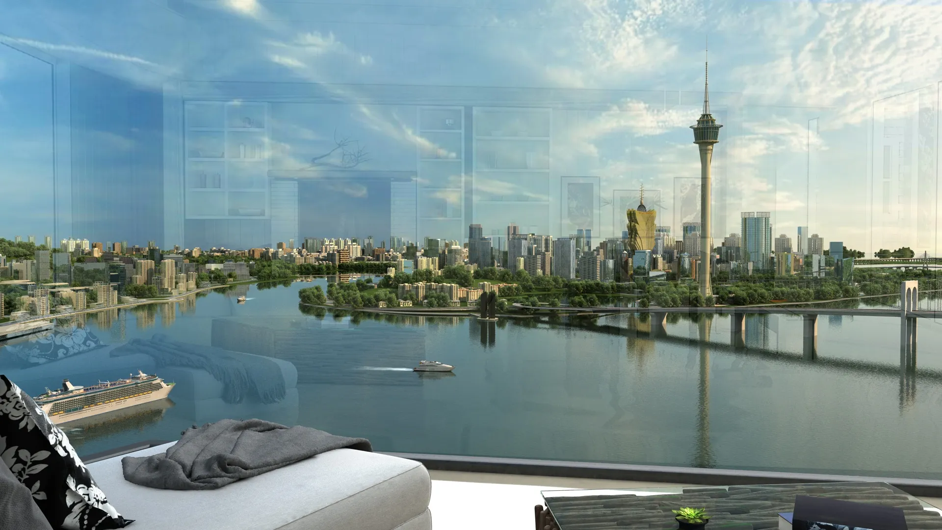 Urban architecture 3D Model .c4d .max .obj .3ds .fbx .stl .blend 