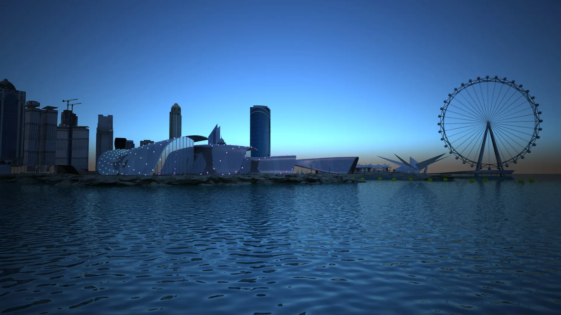 Riverside 3D Model .c4d .max .obj .3ds .fbx .stl .blend