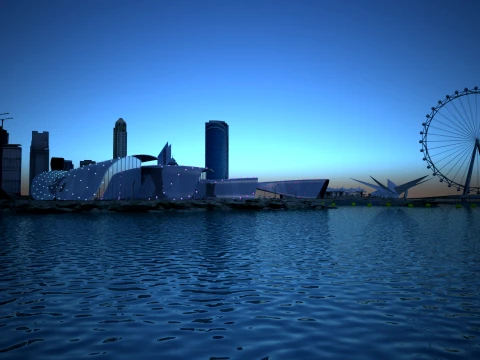Riverside 3D 모델
