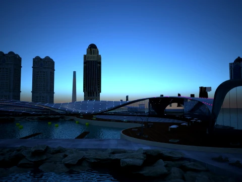 Riverside 3D Model