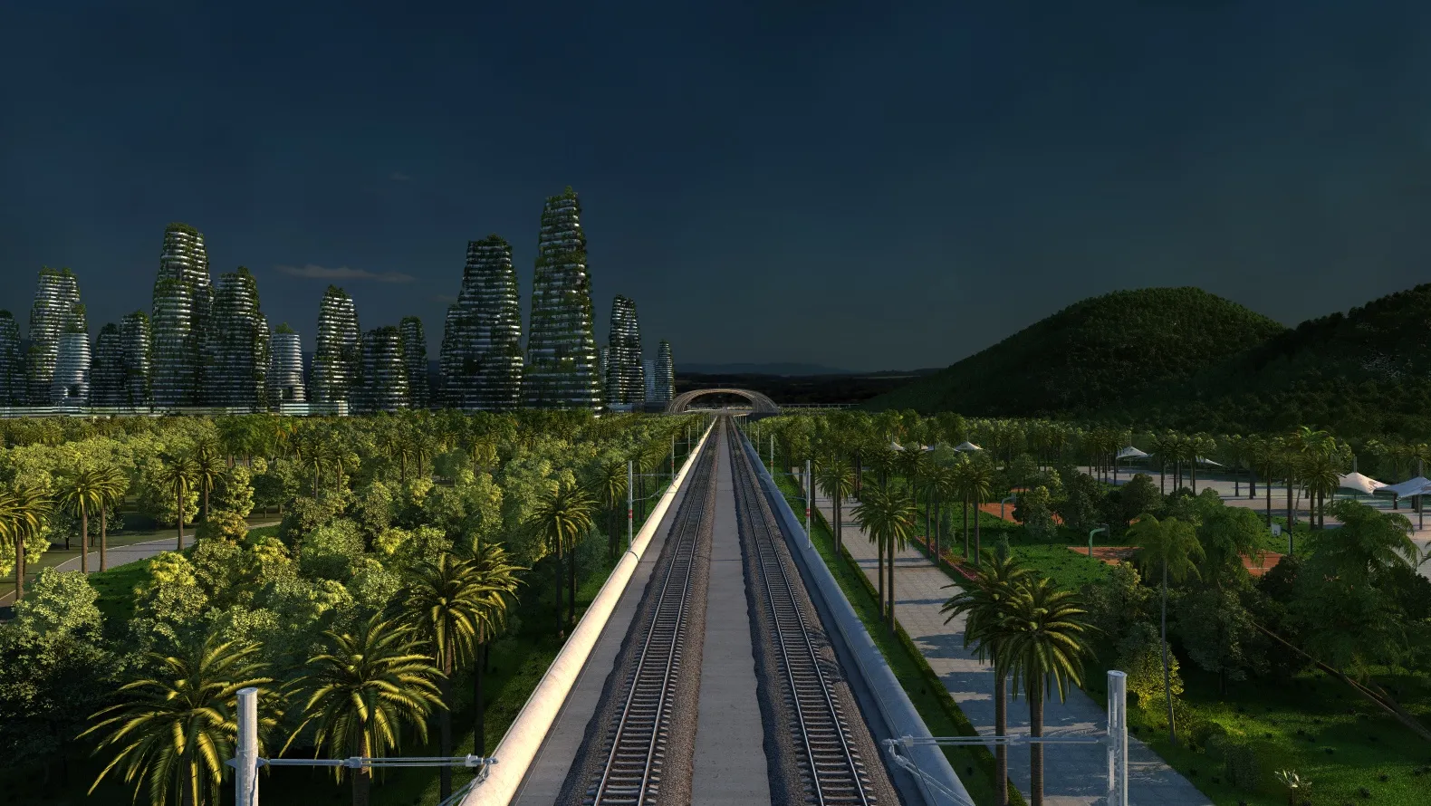 Station 3D Model .c4d .max .obj .3ds .fbx .stl .blend