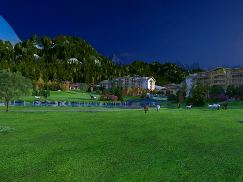 Horse ranch 3D Model