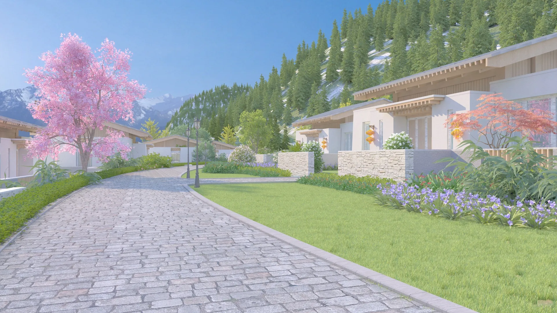 Villa 3D Model .c4d .max .obj .3ds .fbx .stl .blend 