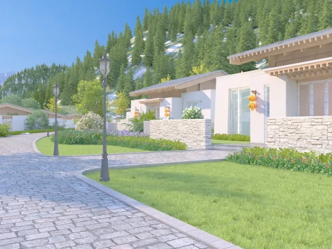 Villa 3D Model