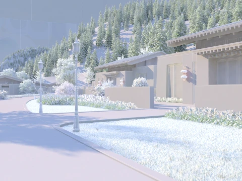 Villa 3D Model