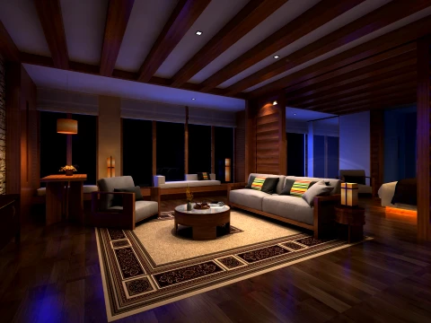 Living room 3D 모델