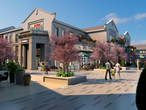 Commercial street 3D 모델
