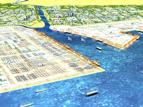 Port 3D Modell