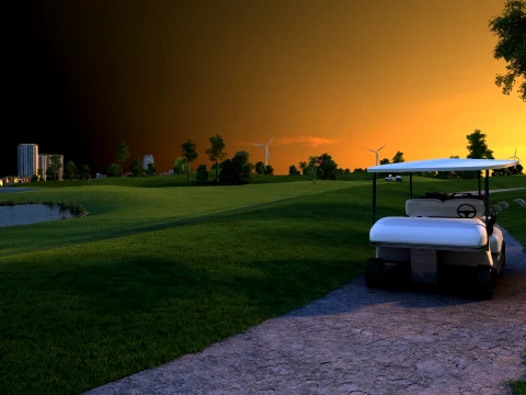 Golf course 3Dモデル