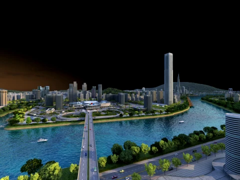 Urban architecture Modello 3D