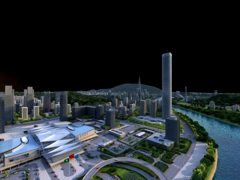 Urban architecture 3D Model