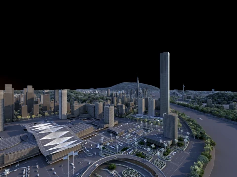 Urban architecture 3D Model