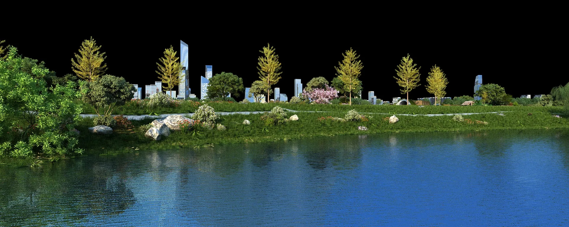 Urban architecture 3D Model .c4d .max .obj .3ds .fbx .stl .blend 