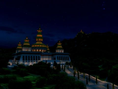 Temple 3D Modell