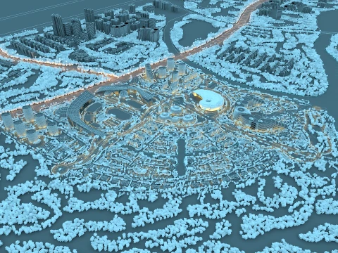 Urban architecture 3D Model