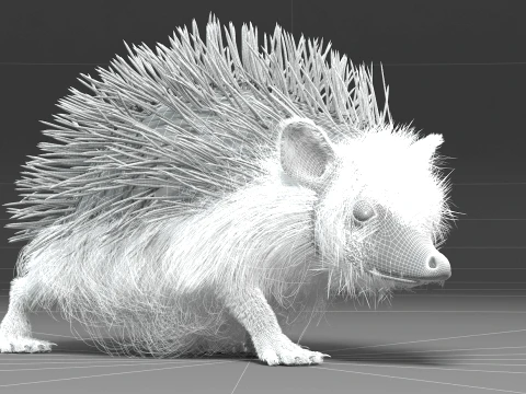 Hedgehog 3D Model