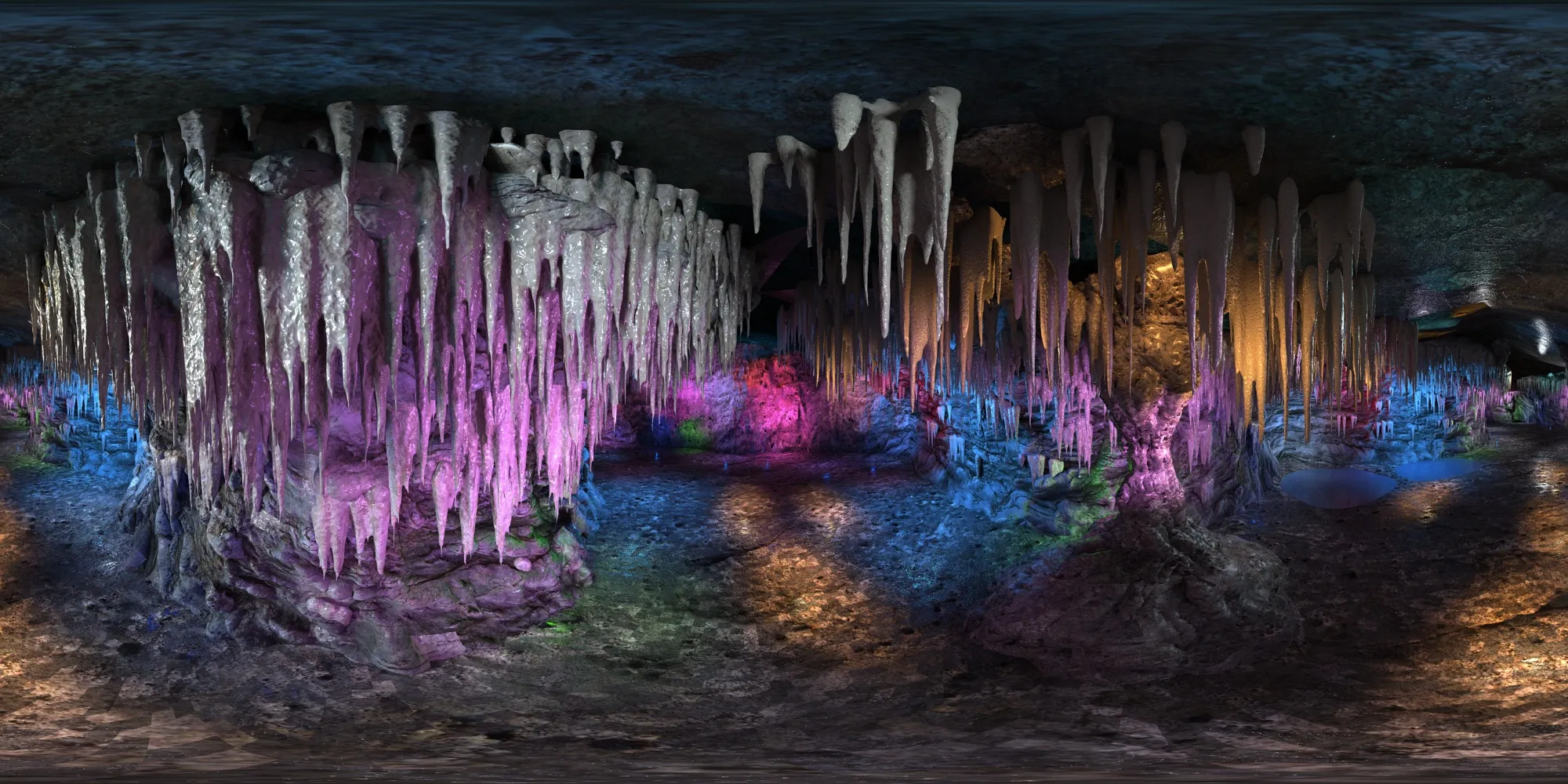 Karst cave 3D Model .c4d .max .obj .3ds .fbx .stl .blend