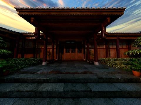 Ancient architecture 3D Model