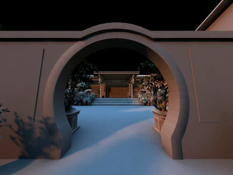 Ancient architecture 3D Model