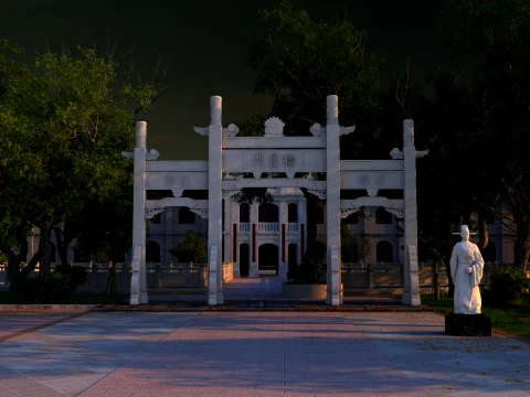 Ancient architecture 3D Model