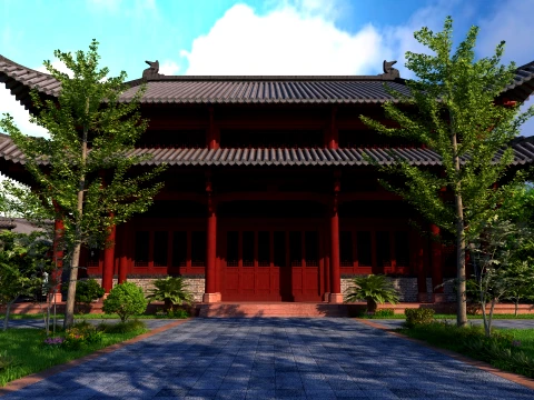 Ancient architecture Model 3D