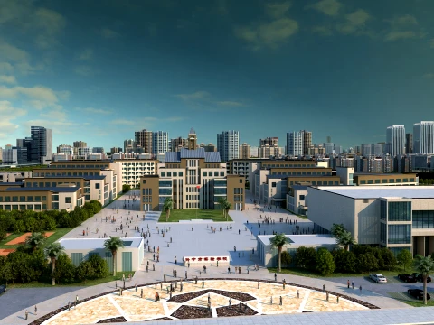 School 3D Model