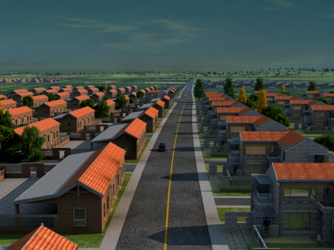 Countryside 3D Model