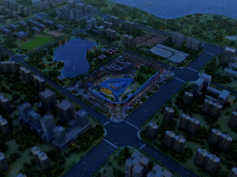 Urban architecture 3D Model
