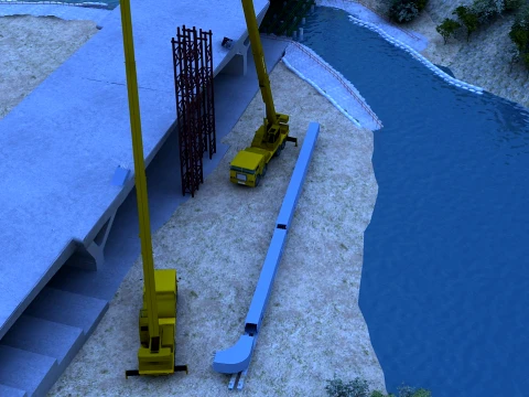 Construction site Modèle 3D