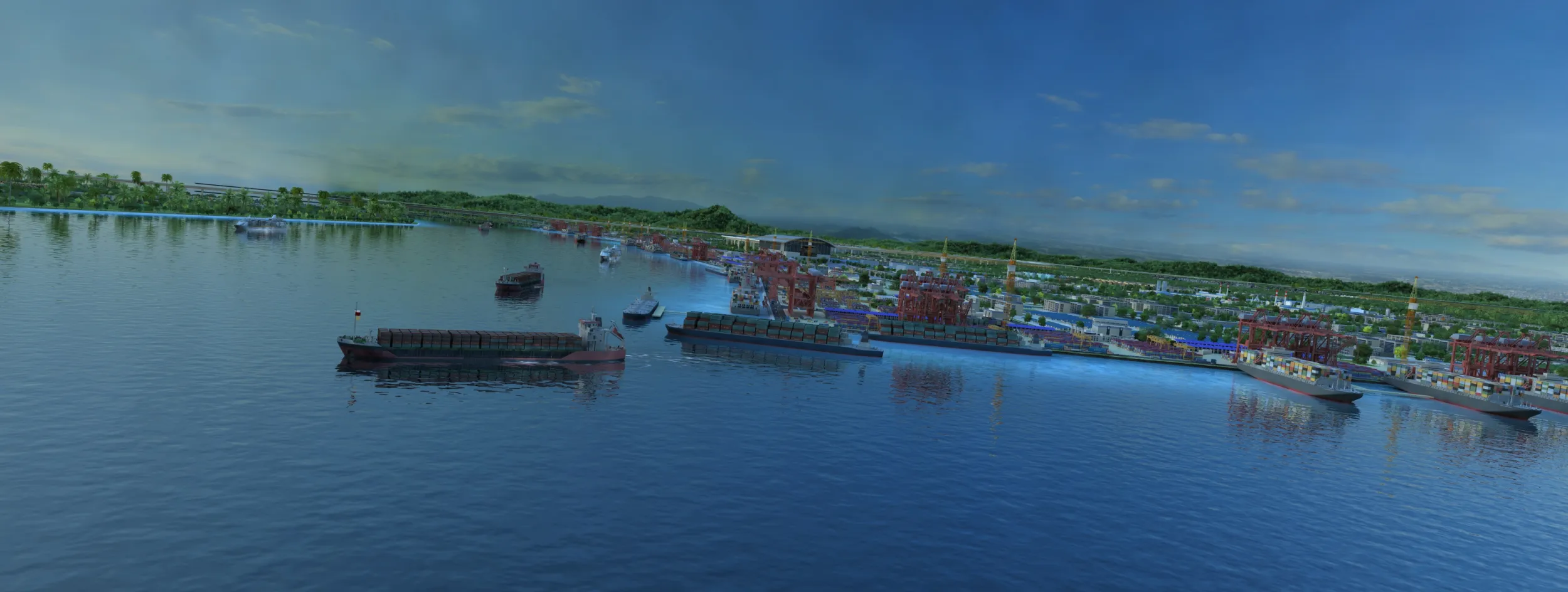 Harbor 3D Model .c4d .max .obj .3ds .fbx .stl .blend