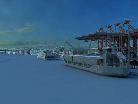 Harbor 3D Model