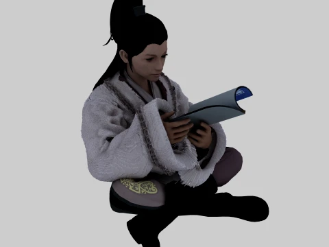 Ancient Scholar Modèle 3D