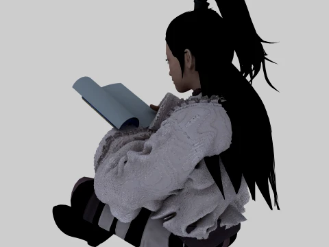Ancient Scholar 3D Model