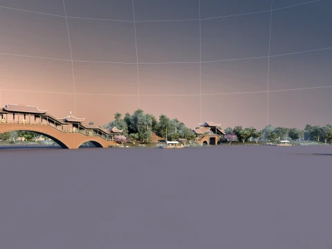 Ancient architecture 3D Model