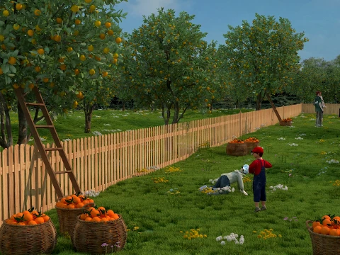 Orchards Modèle 3D