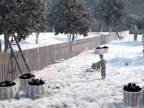 Orchards 3D Model