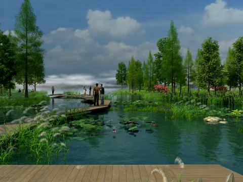 Park 3D Model