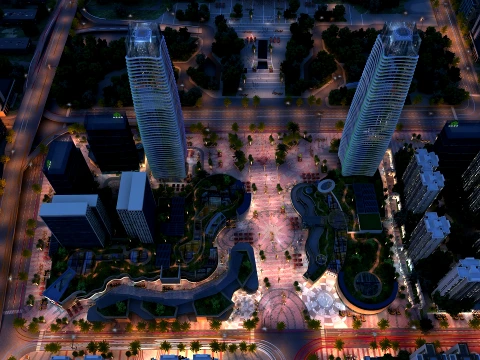 City night 3D Model