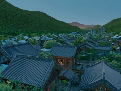 Ancient town 3D Model
