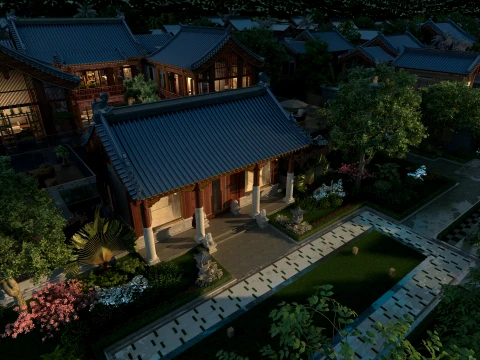 Ancient town 3D Modell
