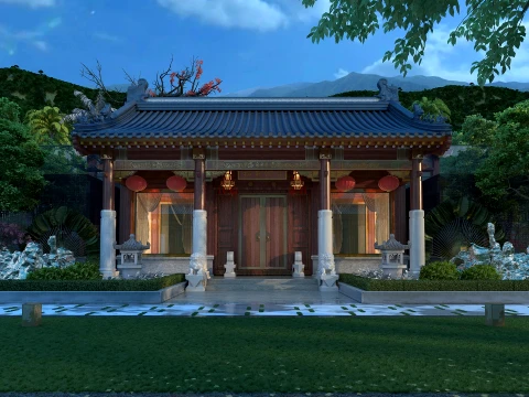 Ancient town 3D Model