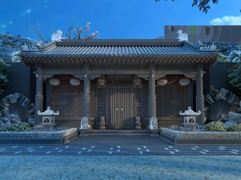 Ancient town 3D Model