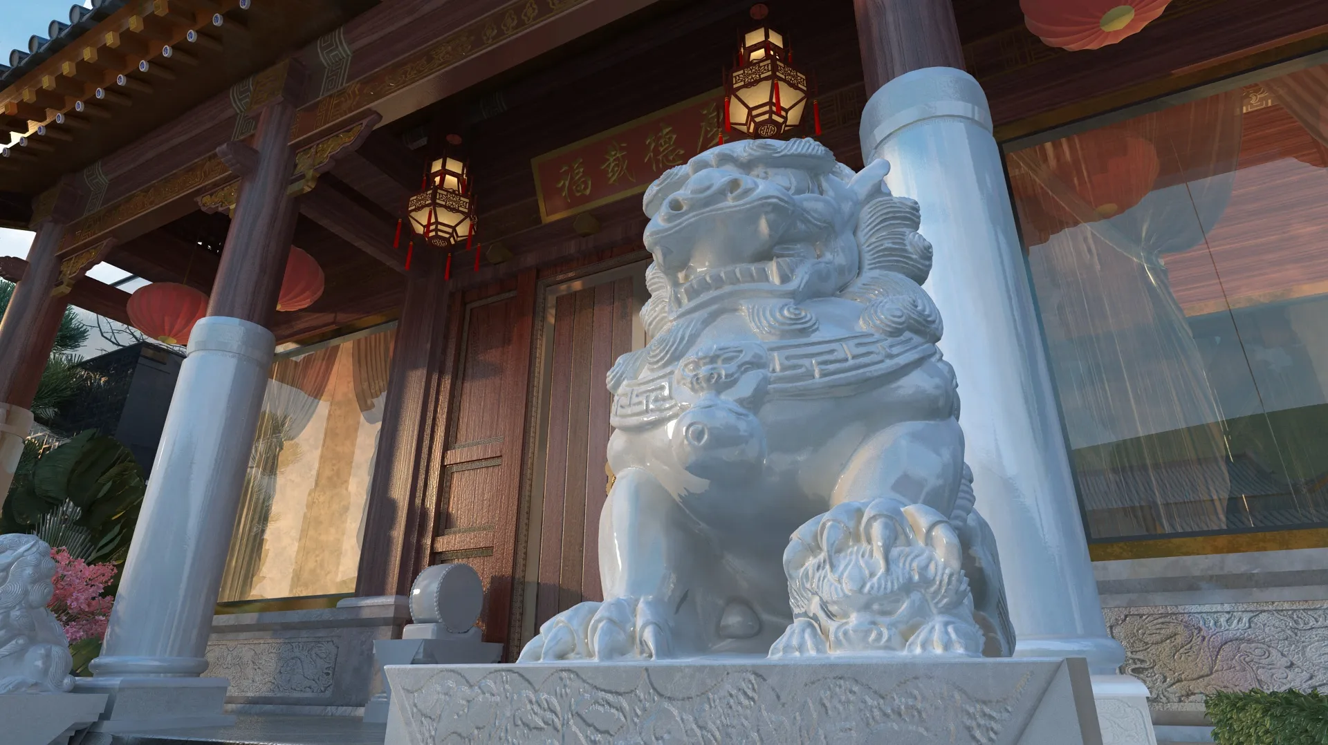 Ancient town 3D Model .c4d .max .obj .3ds .fbx .stl .blend 