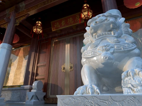 Ancient town 3D Model