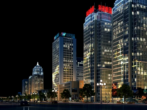 City Architecture Modello 3D