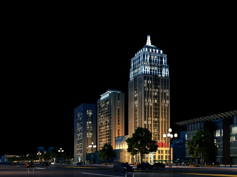 City Architecture 3D Model