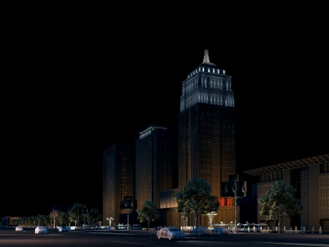 City Architecture 3D Model