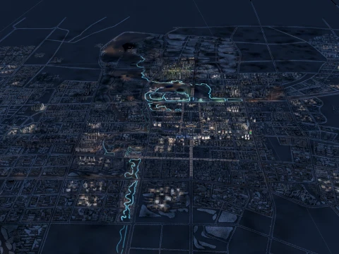 Yinchuan 3D Model